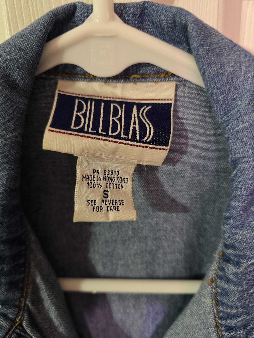 bill blass Light Blue Denim Jean Jacket